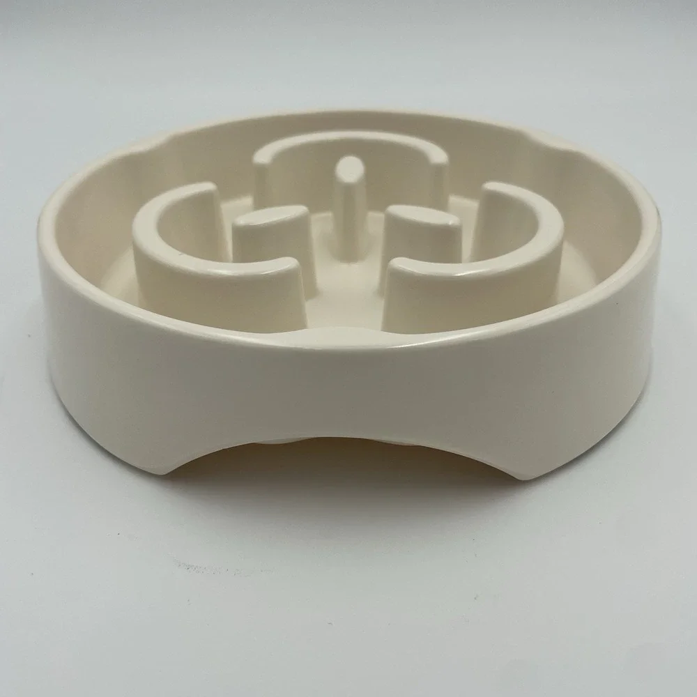 Slow Feeder Small Dog Bowl Anti-Slip Puzzle Bowl Feeder‎ Interactive Bloat Stop